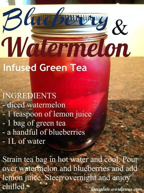 Green Tea Detox Drink, Green Tea Detox, Infused Water Recipes, Fruit Infused Water, Think Food, Jello Shots, Water Recipes, Flavored Water, Detox Water