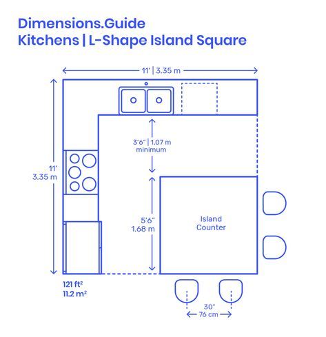 Rectangle Kitchen Layout, Square Kitchen Layout, Square Island, Kitchen Layout Ideas With Island, L Shape Kitchen Layout, L Shape Kitchen, Kitchen Island Dimensions, L Shaped Island, Kitchen Layouts With Island