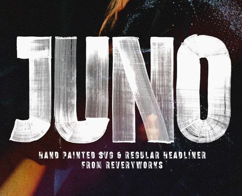 Juno Condensed Hand Painted Headliner Font Condensed Fonts, Urban Fonts, Font Brush, Paint Font, Condensed Font, Sports Fonts, Old English Font, Professional Fonts, Rough Texture