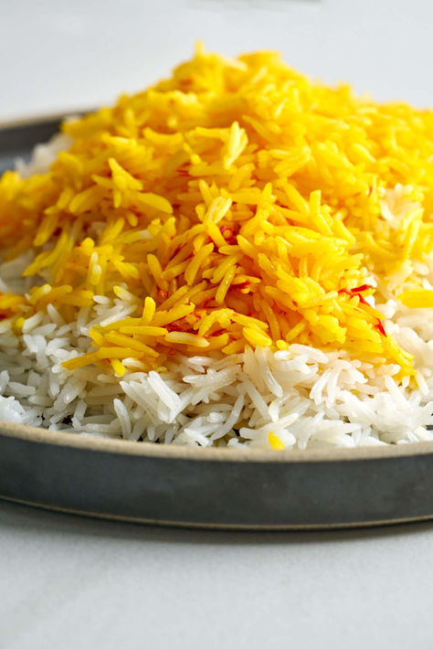 Persian Kabob, Dill Rice, Onion Oil, Persian Rice, Persian Recipes, Saffron Rice, Persian Cuisine, Iranian Food, Persian Food