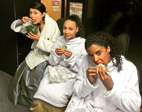 Hamilton Behind The Scenes, Hamilton Schuyler Sisters, Philippa Soo, Hamilton Pictures, Pippa Soo, The Schuyler Sisters, Cast Of Hamilton, Hamilton Jokes, Phillipa Soo