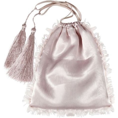 Attico Women Frayed Silk Satin Pouch (403 AUD) ❤ liked on Polyvore featuring bags, handbags, clutches, pink, tassel purse, pink clutches, pink purse, tassel handbag and pink handbags Jewerly Bag, Satin Purses, Satin Pouch, Pink Pouch, Silk Purse, Tassel Purse, Textile Bag, Purse Pink, Pouch Purse