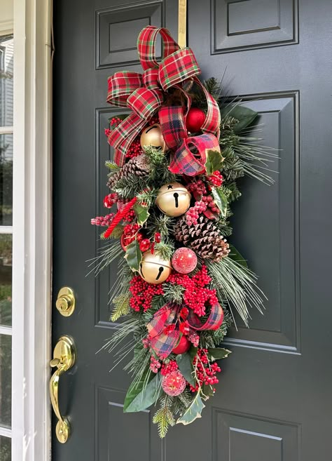 Spring wreath for front door