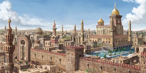 Rathylar | Thegreatgame Wiki | Fandom Empire Ottoman, Medieval City, Rpg Map, Fantasy City, Fantasy Castle, Fantasy Setting, Fantasy Places, Fantasy Art Landscapes, Fantasy Concept Art