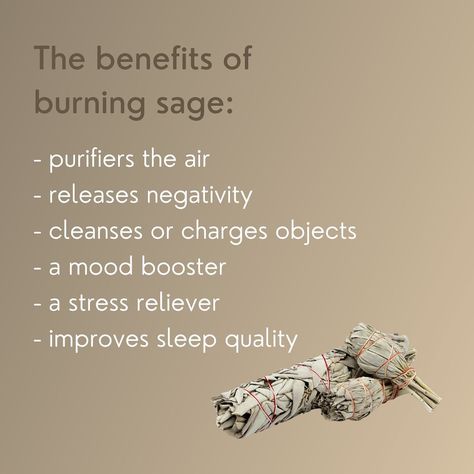 Benefits Of Smudging Sage, Sage Burning Benefits, When To Burn Sage, White Sage Benefits, Smudging Benefits, Benefits Of Burning Sage, White Sage Smudging, Sage Burning, Spiritual Signs