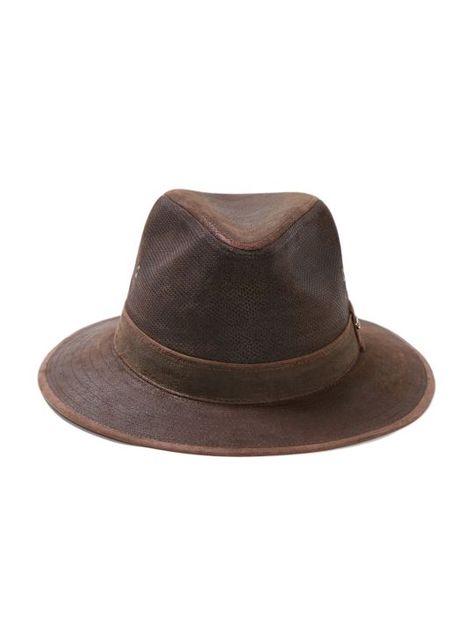 Stetson Weathered Leather Safari Hat Stetson Hats, Royal Flush, Safari Hat, Stetson Hat, Straw Cowboy Hat, Wide Trousers, Outdoor Hats, Thigh Boot, Men's Hats