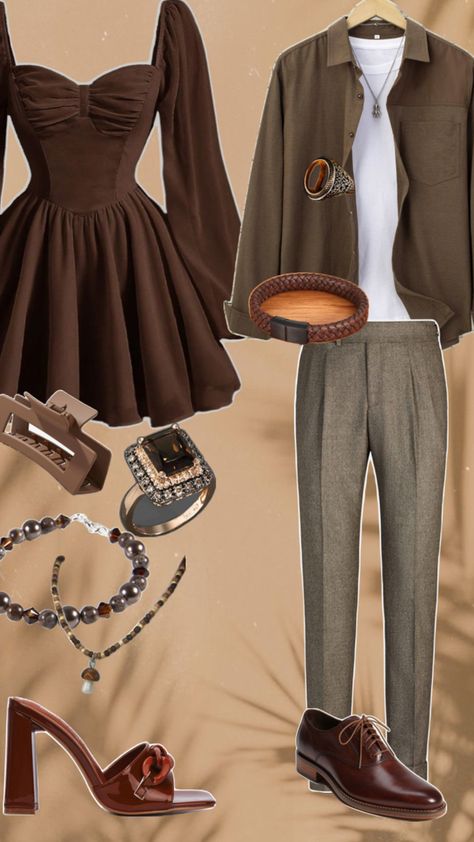 Brown Couples, Couples Outfit, How To Wear