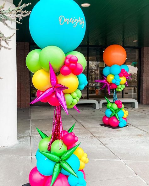 Pop Culture Balloon Co | All those colors for the JHI neon party at Oneighty. Featured is the POP Arch and Crazy Towers. Let’s add POP to your next corporate… | Instagram Corporate Instagram, Neon Balloons, Neon Party, Halloween 2024, Cosplay Halloween, Prom Party, Corporate Events, Pop Culture, Arch