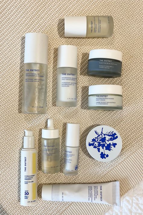 The Outset Skincare Review. - The Stripe | Lifestyle Blog The Outset, Refill Pouch, Blue Clay, Skincare Review, 2025 Vision, Mineral Sunscreen, Make Me Up, Beauty Review, Clay Masks