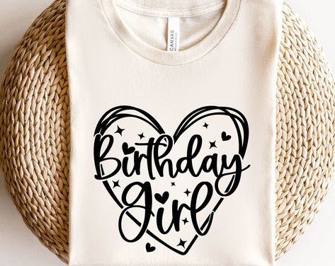 Peckshirt  Heart Birthday Girl Shirt, Birthday Party Girl Shirt, Birthday Girl Shirt, Birthday Girl Shirts, Youth Birthday Girl Shirt, Birthday Shirt - Print In Your Way. A shirt is an adaptable upper-body covering that is usually composed of cloth. It offers comfort and style and is available in a variety of designs, hues, and materials. Shirts are a wardrobe staple for any occasion since they can be dressed up with trousers or down with jeans. #birthday party #birthday girl #day party #Shirt # Heart Birthday, Birthday Party Girl, Deer Shirt, Girl Shirts, Birthday Girl Shirt, Party Girl, Girl Shirt, Mens Long Sleeve Tee, Christmas Deer