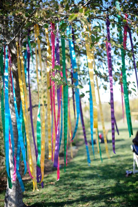 Ribbon Spell - Write your intentions on  ribbons and tie them to a tree. Letting them be released by the wind to the universe. Blessed Be | www.ancient-wisdoms.com                                                                                                                                                      More Summer Solstice Party, Solstice Party, Deco Champetre, Beltane, Summer Solstice, Wedding Cake Designs, The Grass, Book Of Shadows, A Tree