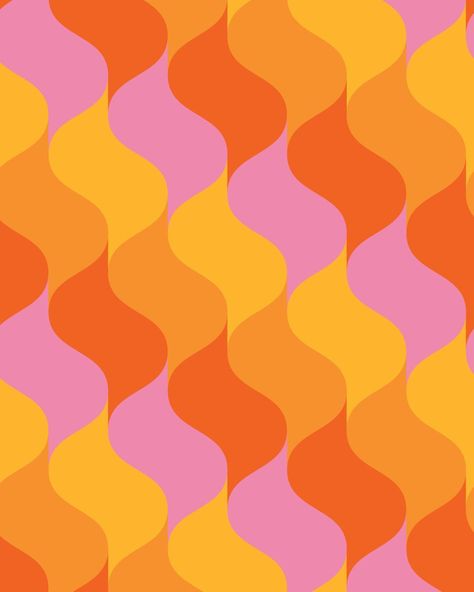 Groovy Aesthetic 70s, Colourful Patterns Geometric, Retro Design Pattern, 70's Room, Abstract Pattern Illustration, Disco Pattern, 70s Groovy Pattern, 70s Squiggle Pattern, Retro Color Scheme