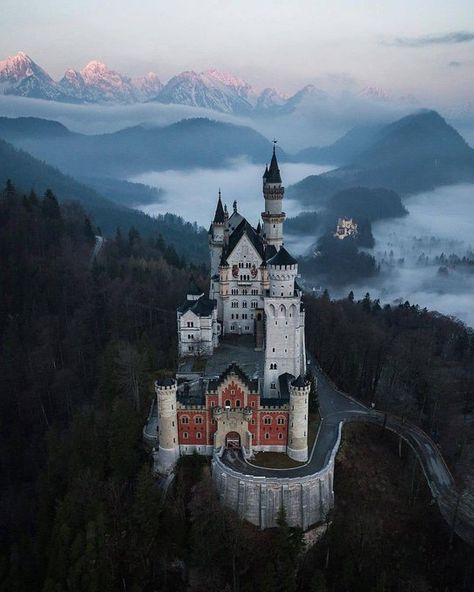 Castle Bavaria, Castle Germany, Germany Vacation, Neuschwanstein Castle, Gorgeous Scenery, Beautiful Castles, Dream Travel Destinations, A Castle, Disney World Vacation