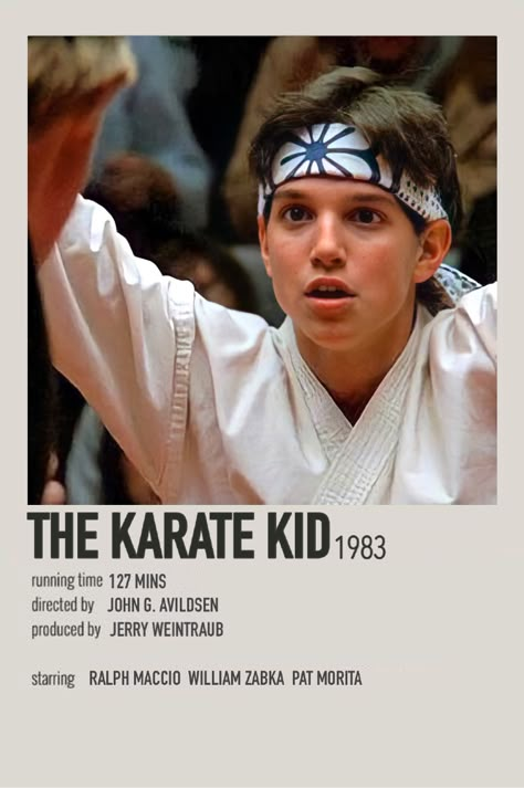 The Karate Kid Poster, Karate Kid Poster, Karate Kid Quotes, Karate Kid 1, Kids Movie Poster, The Karate Kid 1984, Karate Kid Movie, The Karate Kid, Iconic Movie Posters