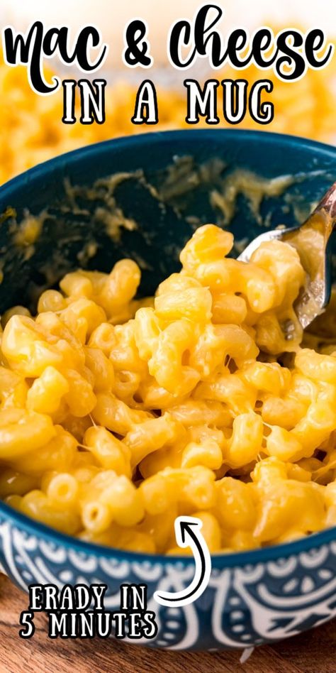 Mac And Cheese Recipe One Serving, Microwave Max And Cheese, Instant Mug Mac And Cheese, Cup Of Mac And Cheese, Cup Mac And Cheese Recipe, Mac N Cheese In A Mug Recipe, Mac And Cheese Mug Recipe, Easy Microwave Mac And Cheese Mug Recipes, Instant Mac And Cheese In A Mug