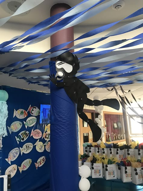 Beach Vacation Bible School, Scuba Vbs 2024 Decorations, Scuba Decorations, Scuba Vbs Decorations, Submerged Vbs Decorations, Vbs Under The Sea, Under The Sea Dance, Bible School Themes, Under The Sea Classroom