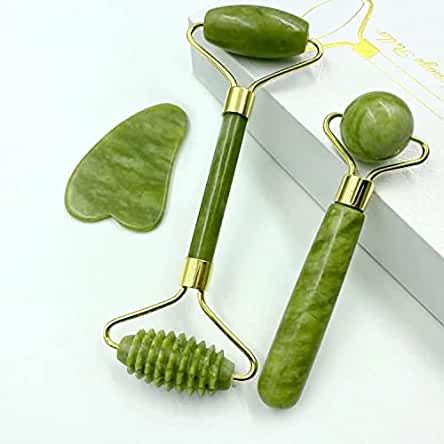 Amazon.ca : astofli gua sha stone face roller christmas gifts for women jade roller and gua sha set face massager jade stone facial roller for eye puffiness skin tightening rejuvenation of the face and neck Facial Therapy, Anti Wrinkle Treatments, Gua Sha Facial, Face Roller, Jade Roller, Roller Set, Facial Roller, Face Massage, Massage Roller