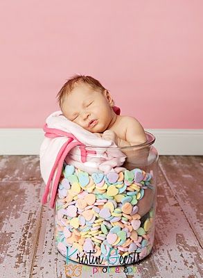 This baby looks like he is sick.. probably too much candy. Valentines Baby Photoshoot, Valentine Pictures, Baby Holiday Photos, Diy Newborn Photography, Valentine Picture, Baby Poses, Funny Photo, Newborn Poses, Sweetest Thing