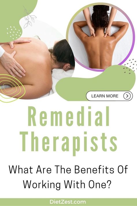 Remedial Therapies - Remedial Therapists - What Are The Benefits Of Working With One? DietZest.com Remedial Massage, Massage Therapy Techniques, Body Healing, Body Pain, Mind Body Spirit, Massage Therapist, Holistic Healing, Massage Therapy, Holistic Health