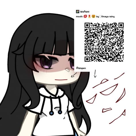 mouth Gacha Club Codes Hair, Gacha Color Palette, Body Base Drawing Gacha, Gacha Ibispaint Brush, Code Ibispaint Gacha, Coloring Gacha, Gacha Life Edit Tutorial, Gacha Brush Ibispaint Code, Gacha Brushes