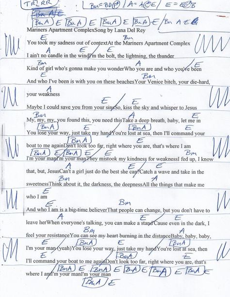 Mariners Apartment Complex Lana Del Rey Lyrics, Lana Del Rey Guitar, Guitar Tabs Lana Del Rey, Mariners Apartment Complex Lana Del Rey, Lana Del Rey Guitar Chords, Mariners Apartment Complex Aesthetic, Lana Del Rey Ukulele Chords, Song Posters Lana Del Rey, Music Prints Lana Del Rey