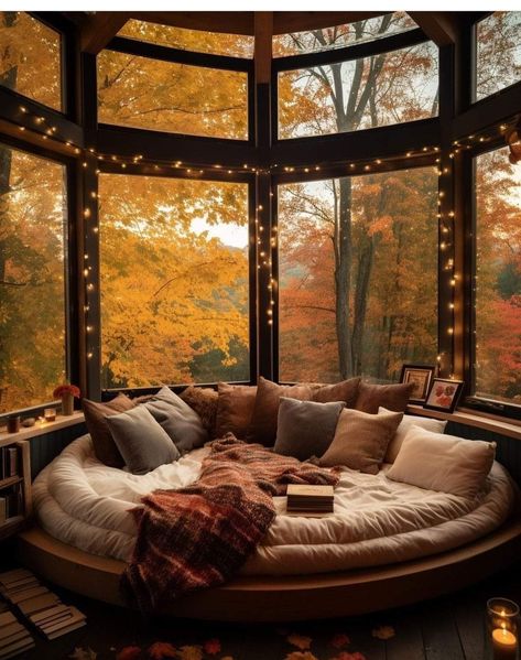 Cozy Cabin Aesthetic, Dark Cozy Bedroom, Cosy Nook, Sofa Bed For Small Spaces, Bedroom Ideas Romantic, Cabin Aesthetic, Cabin Bedroom, Fantasy Rooms, Bedroom Corner