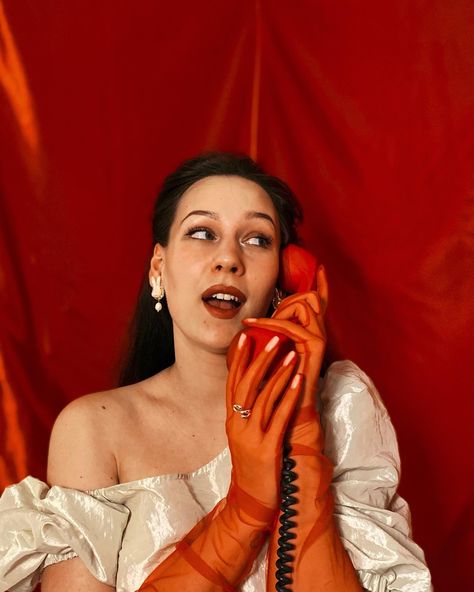 Person On Telephone Reference, Vintage Looking Photoshoot, Landline Phone Aesthetic Photoshoot, Phone Prop Photoshoot, Retro Phone Photoshoot, Old Telephone Photoshoot, Rotary Phone Photoshoot, Old Phone Photoshoot, Vintage Phone Photoshoot