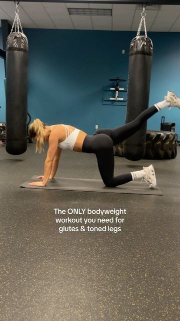 Move With Maia on Instagram: "Bodyweight workout for glutes // toned legs! Do this circuit 2-3x Add ankle weights for extra challenge • • • • #legworkout #lowerbodyworkout #workoutvideo #beginnerworkout #workoutmotivation #workoutroutine #workoutvideos #fitnessmotivation #fitnessmodel #fitnessaddict" Glutes No Equipment, Workout For Glutes, Workout Fat Burning, Workout Gym Routine, Leg Workout At Home, Modele Fitness, Toned Legs, Leg And Glute Workout, Ankle Weights