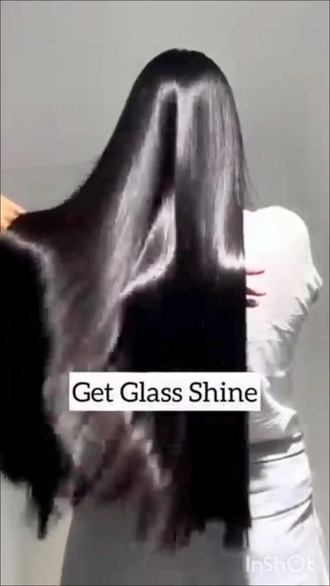 How To Make Your Hair Softer And Shinier, How To Make Hair Shine Naturally, How To Get Glossy Hair Naturally, Mask For Hair Shine, How To Shine Hair At Home, Easy Hair Growth Recipes, Shiny Hair Mask At Home, Soft Silky Hair How To Get, How To Get Smooth Shiny Hair