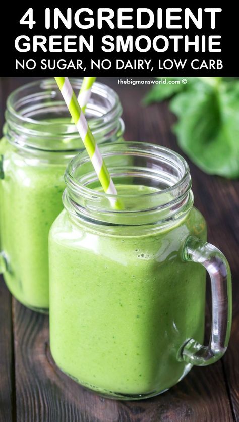 a keto green smoothie with a straw. Keto Green Smoothie, Low Carb Green Smoothie, Green Smoothie Recipes Healthy, Low Carb Smoothie Recipes, Spinach Smoothie Recipes, Keto Green, Free Smoothie Recipes, Healthy Diet Smoothies, Vegan Smoothie Recipes