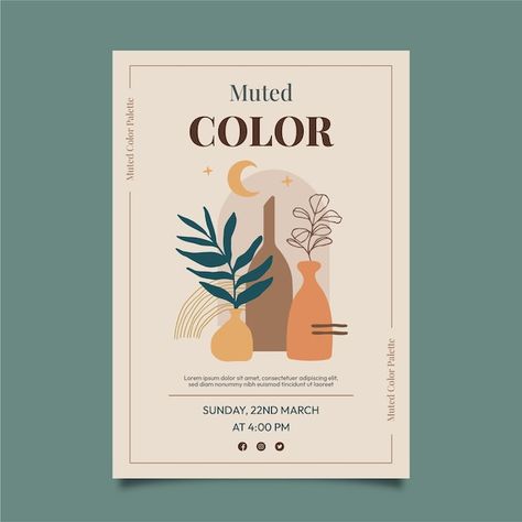 Information Poster, Free Business Card Mockup, Muted Color Palette, Business Card Maker, Flyer Maker, Card Banner, Poster Invitation, Cartoon Clip Art, Colorful Boho