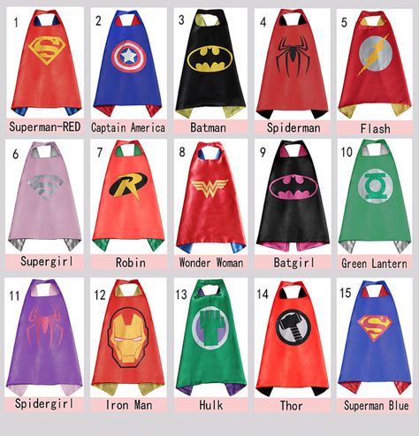 Superhero Capes For Kids, Cosplay Cape, Batman Cape, Cartoon Superhero, Superhero Cape, Superhero Movie, Superhero Cartoon, Avenger Birthday Party, Batman Kids