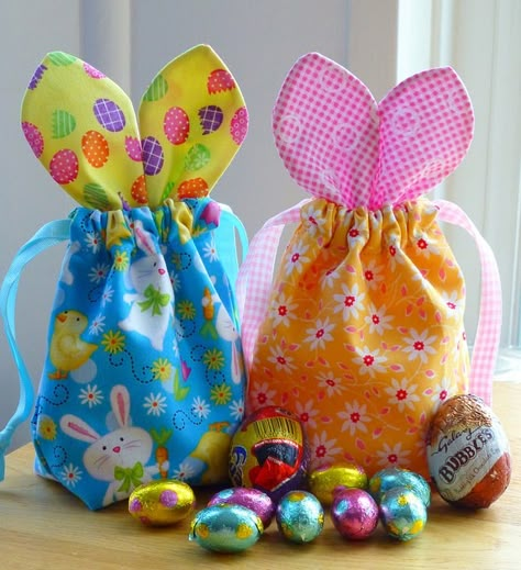 Easter Crafts To Sell, Easter Sewing, Easter Bags, Bunny Bags, Easy Easter Crafts, Easter Stuff, Easter Projects, Creation Couture, Easter Craft