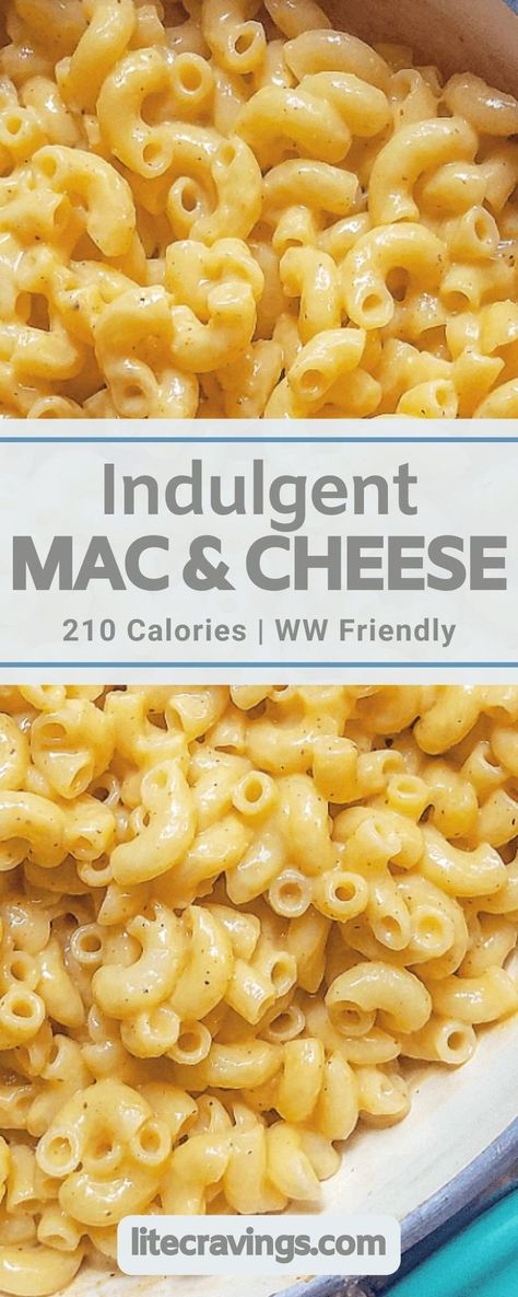 Weight Watcher Mac And Cheese, Lightened Up Mac And Cheese, Healthy Mac Cheese Recipe, Mac And Cheese Recipe Low Calorie, Low Calorie Max And Cheese, Light Mac And Cheese Healthy, Skinnytaste Mac And Cheese, Quick Healthy Mac And Cheese, Protein Macaroni And Cheese