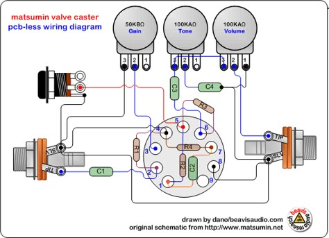 simple guitar amp schematic - Google Search Guitar Wiring, Diy Guitar Amp, Diy Guitar Pedal, Guitar Diy, Guitar Tech, 9 Volt Battery, Diy Guitar, Electronic Circuit Projects, Guitar Amps