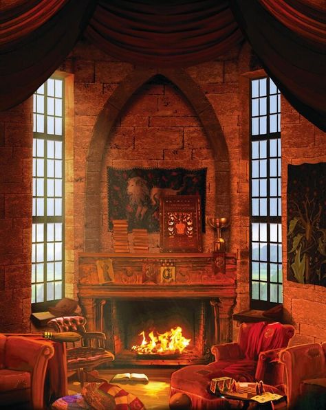 Gryffindor Room, Hogwarts Common Rooms, Hery Potter, Harry Potter Case, Gryffindor Common Room, Harry Potter Wiki, Gryffindor Aesthetic, Harry Potter Wall, Harry Potter Bedroom