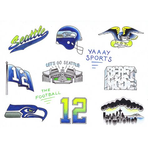 Hey Seahawks Fans! Show your support this super sunday and get a 12th man tattoo! Yay Sports! $100 (+ tax) 10 designs to choose from! This is going on now to sunday don't miss it! Go Hawks! Seattle Seahawks Tattoo Ideas, Seahawks Tattoo Ideas, Seahawk Tattoo, Seahawks Tattoo, Super Sunday, Seattle Sports, Man Tattoo, Seahawks Fans, I Need More