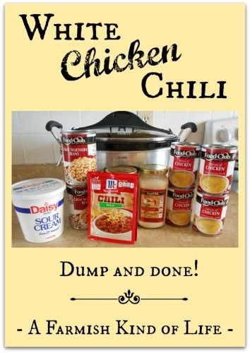 Chicken Chili With Cream Cheese, Chili With Cream Cheese, Easy White Chili, Mccormick White Chicken Chili, White Chicken Chilli, Easy White Chicken Chili, White Chicken Chili Recipe Crockpot, Chili White, White Chili Recipe