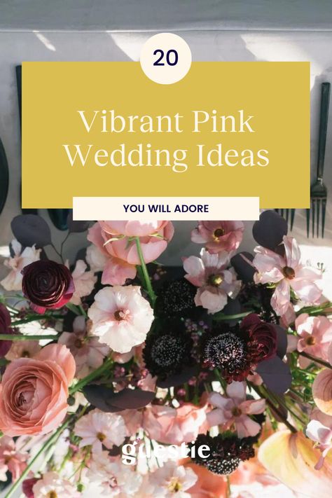 Prepare to fall in love with these 20 Vibrant Pink Wedding Ideas! 🌸 From romantic rose hues to bold berry tones, these ideas will make your special day a pink paradise. Get ready to step into your own enchanting fairytale with our curated ideas for a perfect pink wedding. Vibrant Pink Wedding, Pink Wedding Ideas, Berry Tones, Wedding Transportation, Pink Paradise, Dress Code Wedding, Wedding Exits, Custom Cocktails, Wedding Timeline