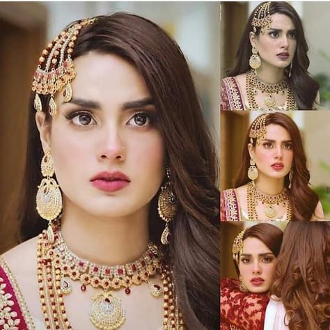 pic amusing collection in   ✨**Be$t Tika &$ide jhoomar Hairstyle** board created by **Haya Maik** ✨ Iqra Aziz Bridal Look, Dulhan Dupatta, Zero Makeup, Pakistani Makeup, Pakistani Bridal Hairstyles, Long Bridal Hair, Jewerly Organizer, Boho Bridal Jewelry, Pakistani Bridal Makeup