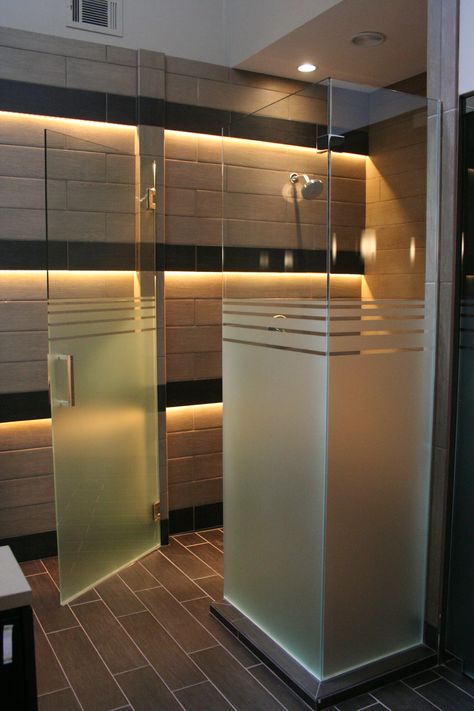 Bathroom Glass Door Design, Bathroom Doors Ideas, Frosted Glass Bathroom Door, Frosted Shower Doors, Frosted Glass Bathroom, Frosted Glass Shower Door, Bathroom Door Design, Glass Bathroom Door, Modern Closet Doors