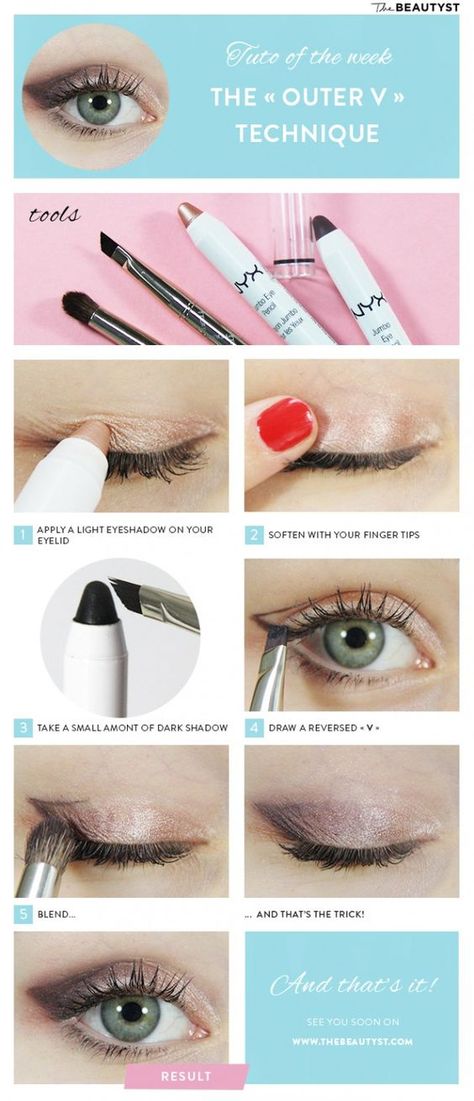 3 Ways to Apply Eye Makeup. How to Apply Eye Makeup. Clean your face and remove previous eye makeup. Skip the moisturizer, unless you have around 10 minutes to let it soak into your. affiliate link Blond Balayage, Make Up Inspiration, Simple Eye, Eyeshadow Stick, Makeup Tricks, Beauty Eyes, Makati, Eye Make, Love Makeup