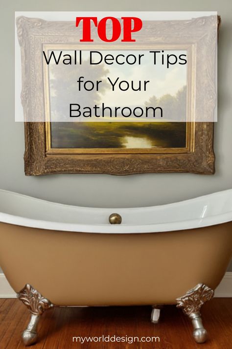 Revitalize your bathroom with our Top Wall Decor Tips for Your Bathroom! Discover expert advice and creative ideas to transform your bathroom walls into a stylish and inviting focal point. From chic mirrors and elegant shelves to vibrant artwork and decorative tiles, explore a variety of options to suit any aesthetic. Whether you prefer a minimalist approach or a bold statement, our tips will help you choose the perfect decor to enhance your space. Create a bathroom that is not only functional b Wall Art For Dark Brown Restroom, Rattan Wall Art Bathroom, Elegant Shelves, Bathroom Wall Art Elegant Nude, Restroom Quotes Wall Art, Rustic Bathroom Signs Farmhouse Style, Small Powder Room, Stylish Wall Decor, Chic Mirror