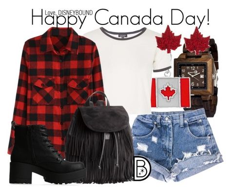 "Happy Canada Day!" by leslieakay ❤ liked on Polyvore featuring Earth, Topshop, H&M, Lipstik and canadaday Canada Day Outfit, Diy Jean Shorts, Weird Clothes, Disneybound Ideas, Canadian Clothing, Disneybound Outfits, About Canada, Happy Canada Day, Canada Eh