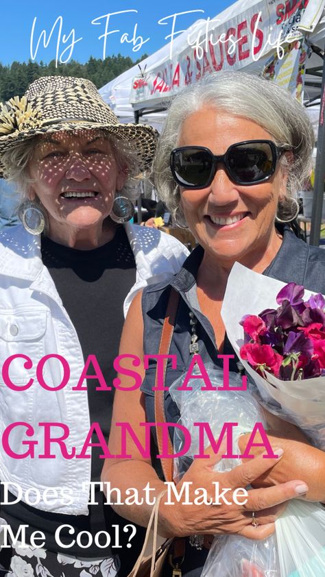 My Fab Fifties Life - Coastal Grandma - Does That Make Me Cool? - My Fab Fifties Life Grandma Outfit Aesthetic, Grandma Outfit, Cream Linen Pants, Grandma Aesthetic, Door County Wisconsin, Long Term Travel, Touch Of Gray, Coastal Grandma, I Cool