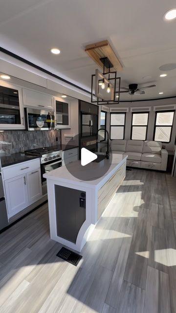 Hunter Megowen on Instagram: "2024 Cottage 40CCK  • • • • #cottage #cedarcreek #destinationrv #parkmodel #camp #camping #camper #travel #traveling #traveler #rv #rvlife #reels #insta #instagood #instalike #instadaily #instamood" Bedroom Camper Ideas, Modern Rv Interior, Camper Living Full Time, Campers And Rv, Living In A Camper, Rvs Interior, Motorhome Remodel, Travel Trailer Living, Camper Interior Design