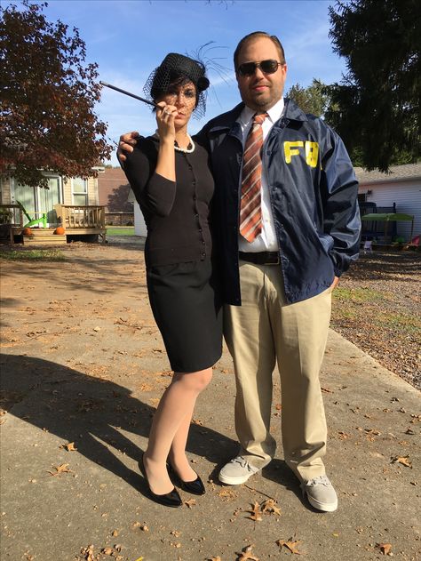 Burt Macklin & Janet Snakehole from Parks & Rec Jenny Forrest Gump Costume, Tinkerbell Costume Kids, Costumes For Three People, Baby Taco Costume, Girls Butterfly Costume, Janet Snakehole, Denim Skirt Outfit Summer, Burt Macklin, Winter Outfits 2019