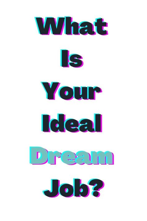 Most people are not happy with their current job. Whether it is due to bad working conditions, low pay, difficulty getting along with their boss or other coworkers, many people find themselves wanting something better or different. If you identify as one of these people, you need to figure out, What Is Your Ideal Dream Job? What Is Your Ideal Work? #Quizony #quiz #dreamjob #job #idealjob What Job Should I Have Quiz, Creative Jobs Career Ideas, Dream Job Quiz, Job Quiz, Job Test, My Future Job, Dream Jobs, Creative Jobs, Health Careers