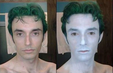 Unique Scoop: The Joker makeup progression by Anthony Misiano Anthony Misiano, Joker Makeup Tutorial, Joker Makeup, Joker Costume, Stage Play, Joker And Harley Quinn, The Joker, Costume Makeup, Harley Quinn