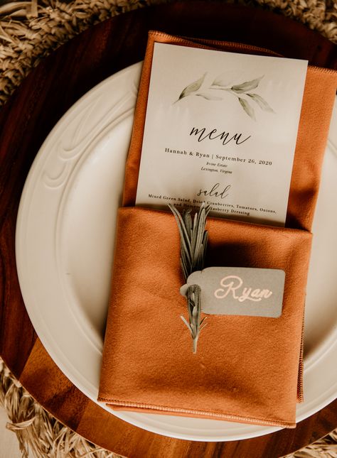 Rustic Burnt Orange Wedding Decor, Boho Wedding Burnt Orange, Rust Wedding Napkins, Burnt Orange Napkins Wedding, Burnt Orange Party Theme, Burnt Orange Terracotta Wedding, Burnt Orange Weddings Round Table, Burnt Orange Napkins, Rust Napkins Wedding